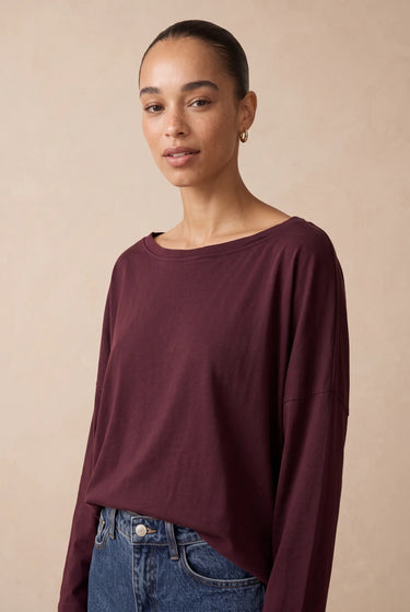 T Shirt Shelby Bordeaux BORDEAUX