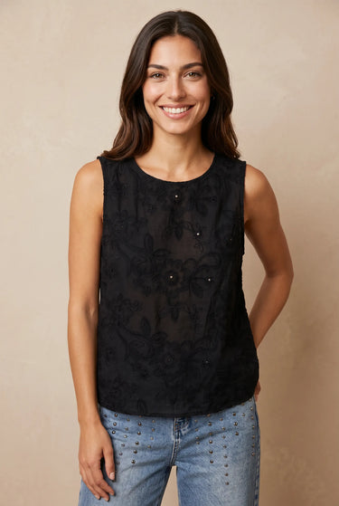 Top Clelia Noir NOIR
