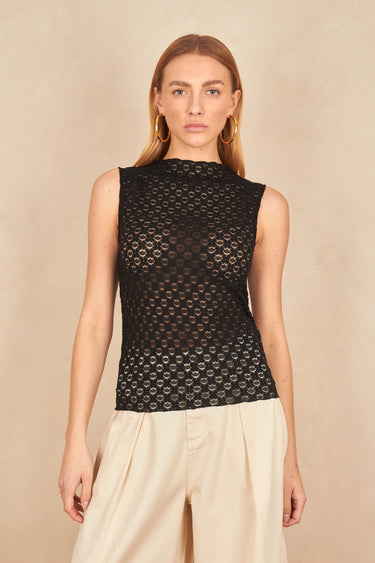 Top Dalia Noir NOIR