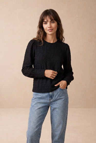 Top Laila Noir NOIR