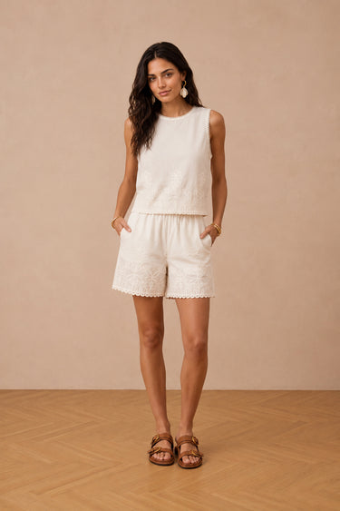 Top Quentin Beige BEIGE