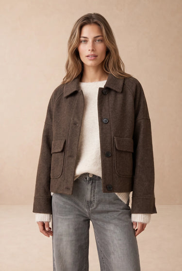 Veste Angelina Choco/Taupe CHOCO/TAUPE