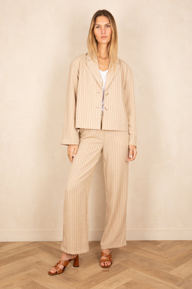 Veste Blandine Beige Raye BEIGE RAYE