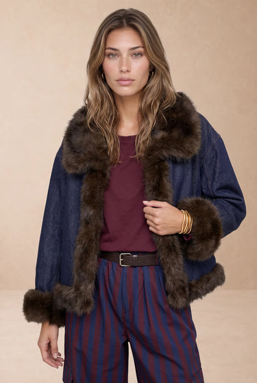 Veste Gouvence Brut/Choco BRUT/CHOCO