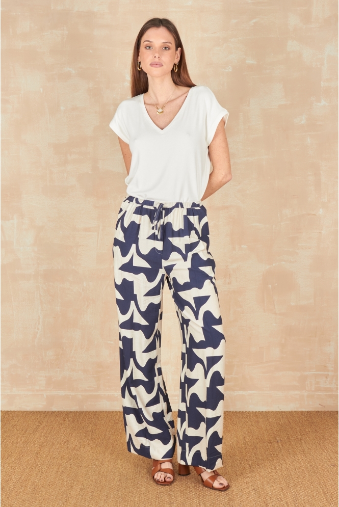  Pantalon celeste