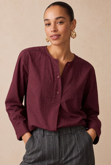Blouse Blandine Bordeaux BORDEAUX