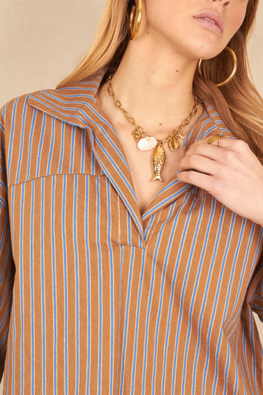 Blouse Elton Choco Raye CHOCO RAYE