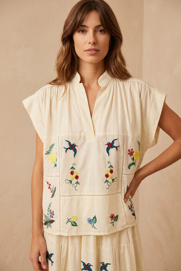 Blouse Estelle Creme/B CREME/B