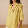 Blouse Layton/Uni Moutarde MOUTARDE