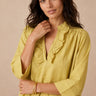 Blouse Layton/Uni Moutarde MOUTARDE