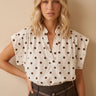 Blouse Maxime Pois/Choco POIS/CHOCO