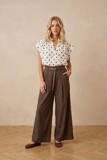 Blouse Maxime Pois/Choco POIS/CHOCO