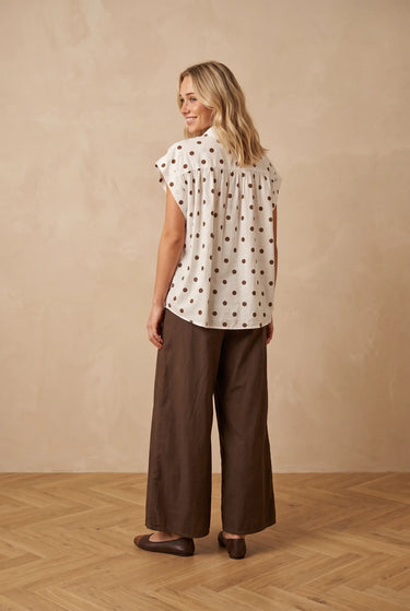 Blouse Maxime Pois/Choco POIS/CHOCO