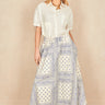 Blouse Nathy Ecru/Bleu ECRU/BLEU
