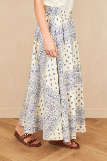Blouse Nathy Ecru/Bleu ECRU/BLEU
