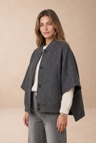 Cape Sabrina Gris GRIS