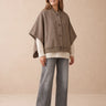 Cape Sabrina Taupe TAUPE