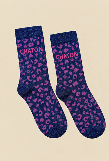 Chaussette Chaton Marine MARINE