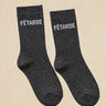 Chaussette Fetarde Noir/Argent NOIR/ARGENT