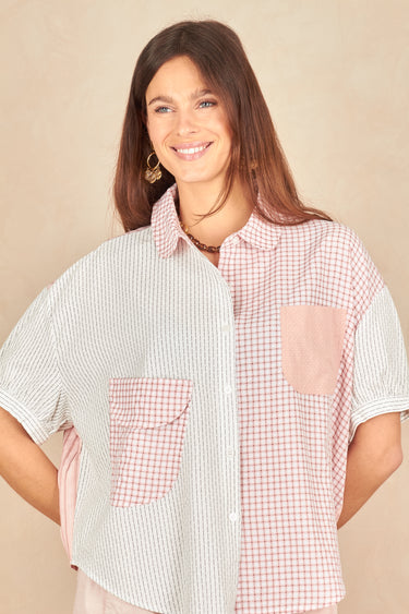 Chemise Albertine Ecru/Rose ECRU/ROSE