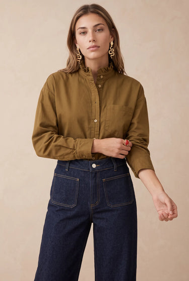 Chemise Amira Moutarde MOUTARDE