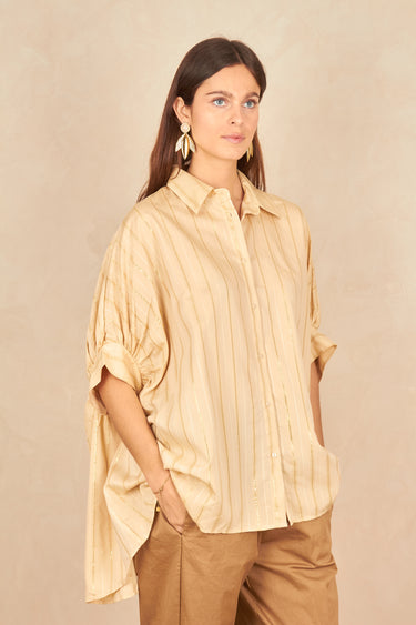 Chemise Blanche Beige BEIGE