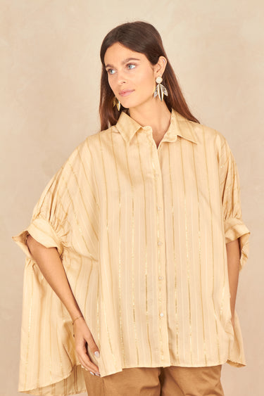 Chemise Blanche Beige BEIGE