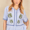 Chemise Boheme Bleu Raye BLEU RAYE