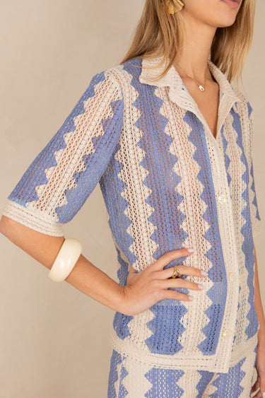 Chemise Bucarest Ecru/Bleu ECRU/BLEU