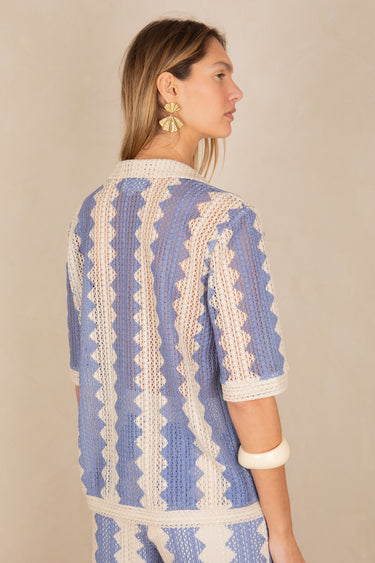 Chemise Bucarest Ecru/Bleu ECRU/BLEU