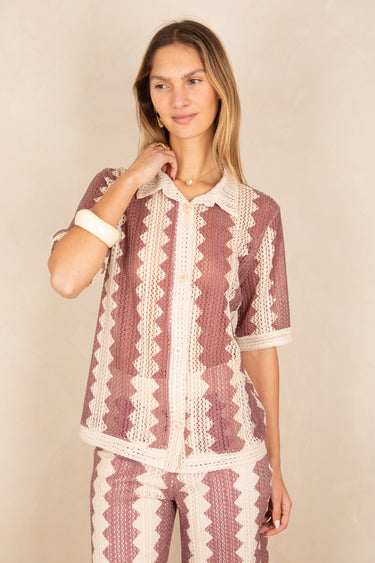 Chemise Bucarest Ecru/Rose ECRU/ROSE