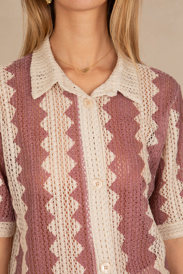 Chemise Bucarest Ecru/Rose ECRU/ROSE