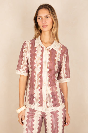 Chemise Bucarest Ecru/Rose ECRU/ROSE