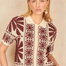 Chemise Celine Imp Choco IMP CHOCO