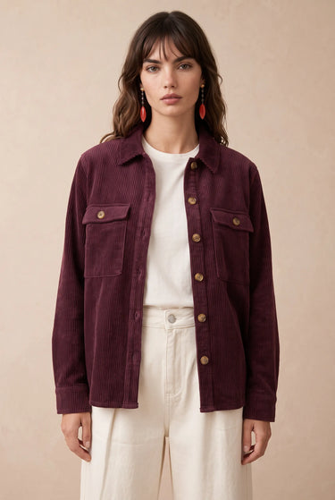 Chemise Claire Prune PRUNE