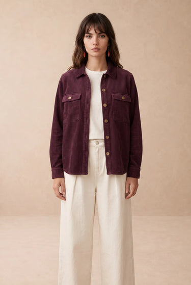 Chemise Claire Prune PRUNE