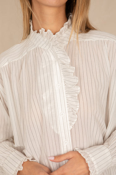Chemise Elizabeth Ecru Raye ECRU RAYE