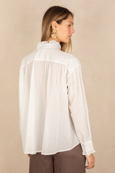 Chemise Elizabeth Ecru Raye ECRU RAYE