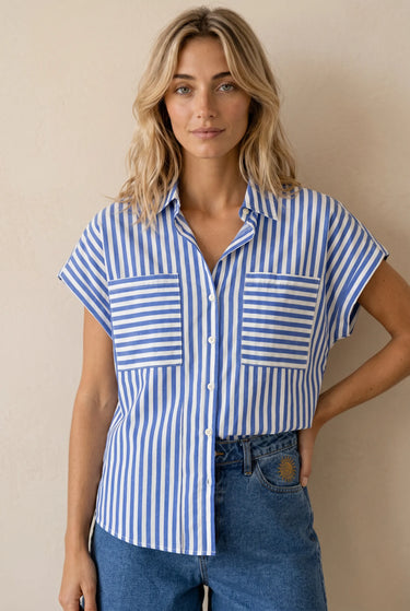 Chemise Jazz Raye Bleu RAYE BLEU