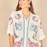 Chemise Kiara Ecru/Rose ECRU/ROSE