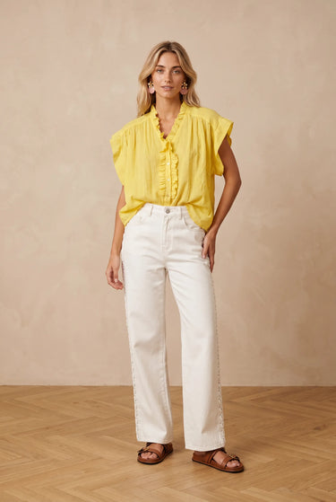 Chemise Maud Jaune JAUNE