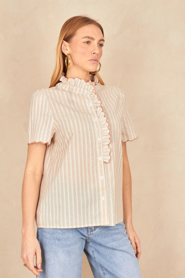 Chemise Napoli Raye Taupe RAYE TAUPE