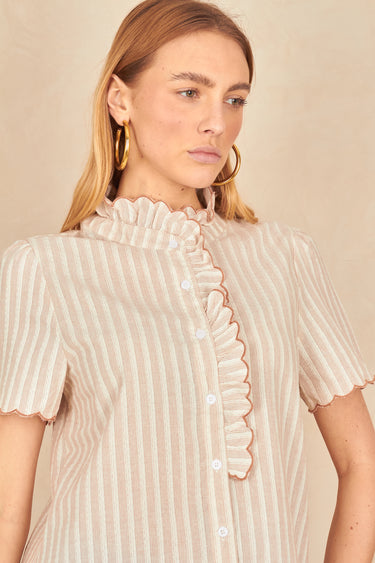 Chemise Napoli Raye Taupe RAYE TAUPE