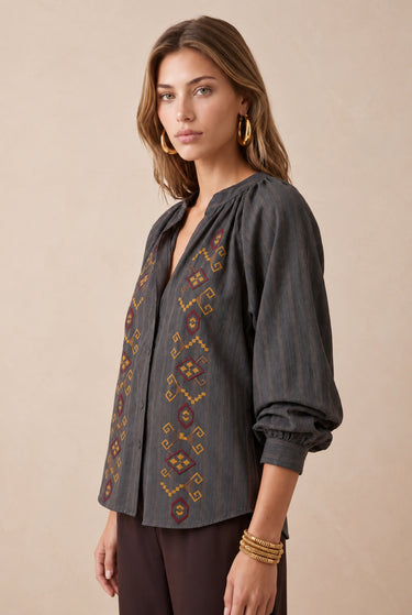 Chemise Nessa Gris GRIS