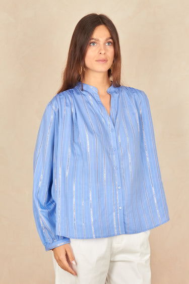 Chemise Palou Bleu/Lurex BLEU/LUREX