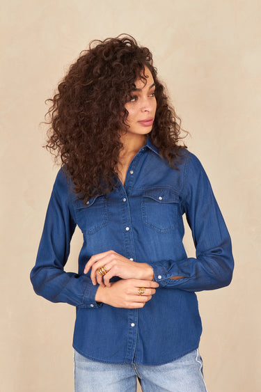 Chemise Patty Bleu Fonce BLEU FONCE