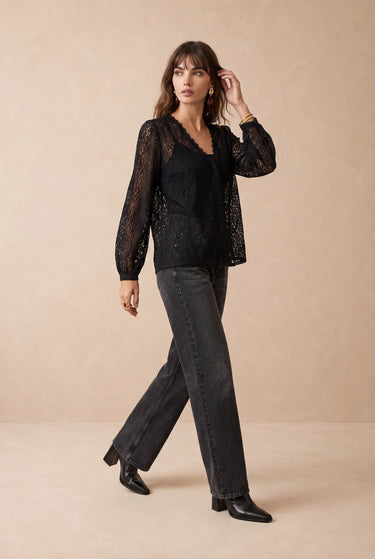 Chemise Valentine Noir NOIR