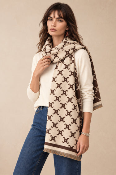 Echarpe Rennes Imp Marron IMP MARRON