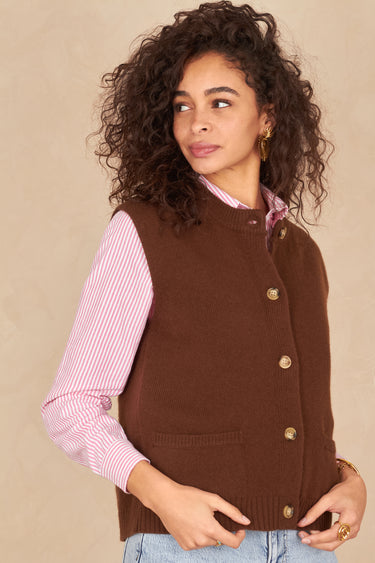 Gilet Alia Choco CHOCO