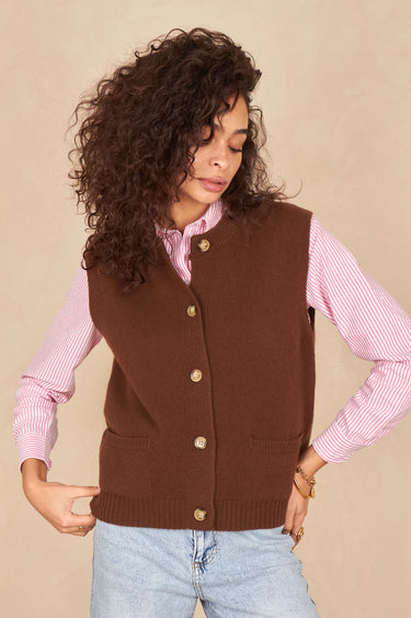 Gilet Alia Choco CHOCO